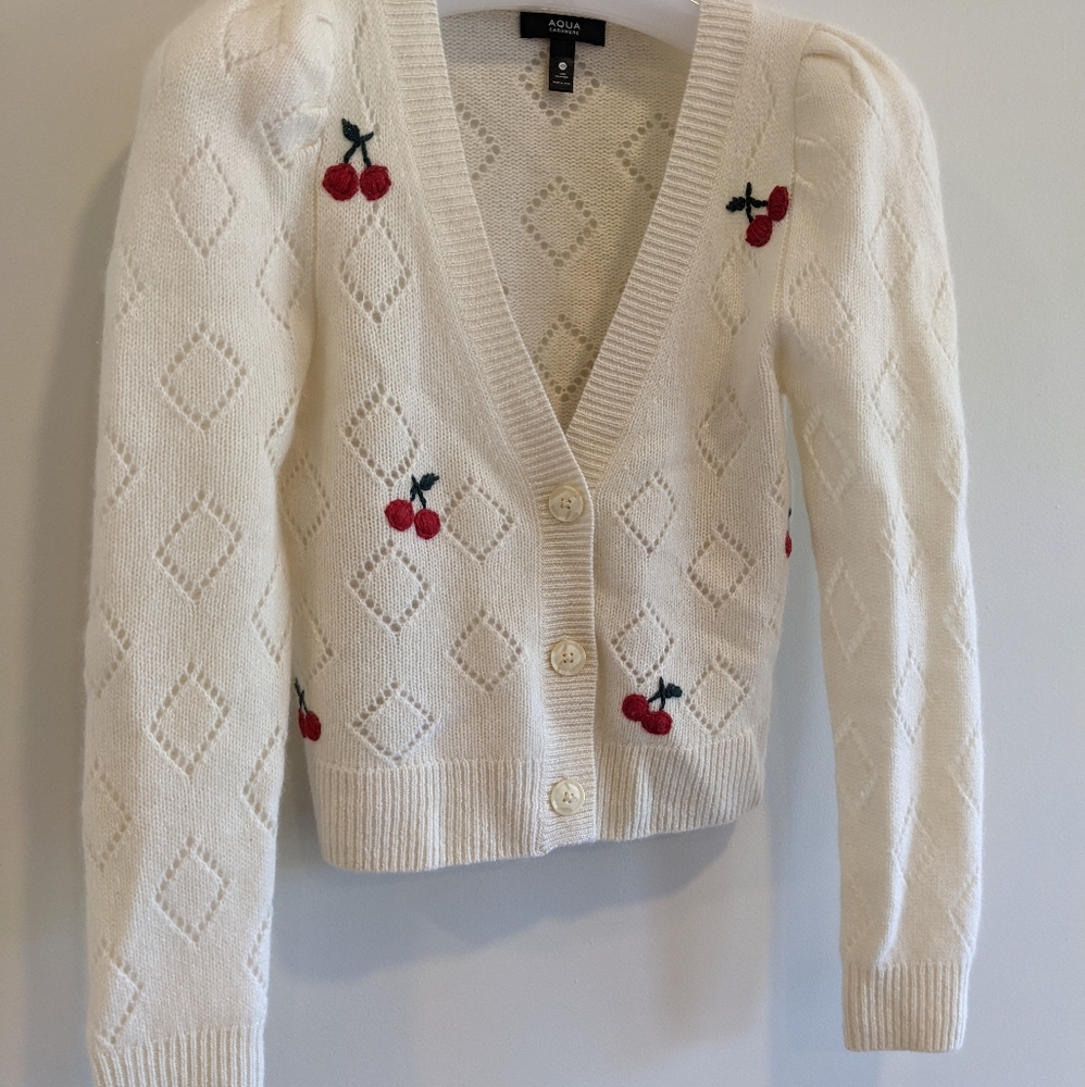 Cashmere cardigan sweater by Aqua
